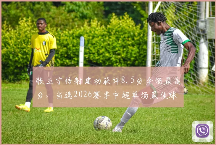 张玉宁传射建功获评8.5分全场最高分,当选2026赛季中超单场最佳球员数据详解